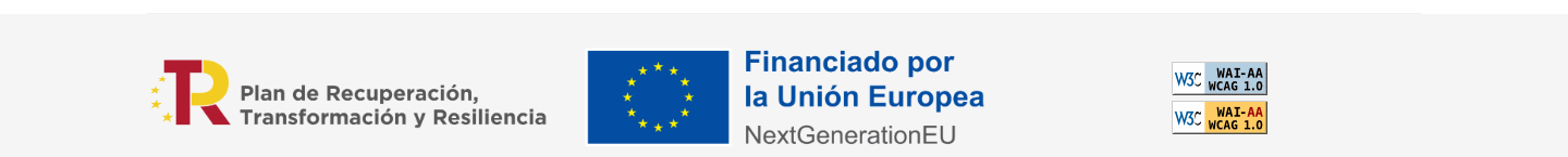 Financiado por la Unión Europea NextGenerationEU · Plan de Recuperación, Transformación y Resiliencia